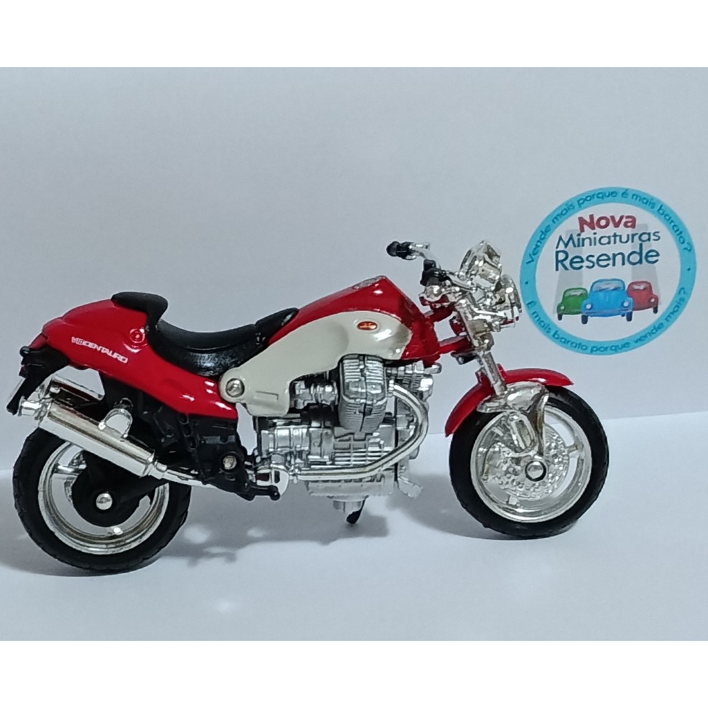 (40x20-11-1101a -SET5) Maisto Guzzi V10 Centauro (Miniatura ORIGINAL Loose-MOTO).