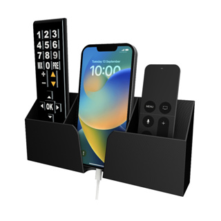 Suporte Triplo Parede Universal 2 Controles + Celular Fita dupla face Forte Preto e Branco em Oferta na Shopee