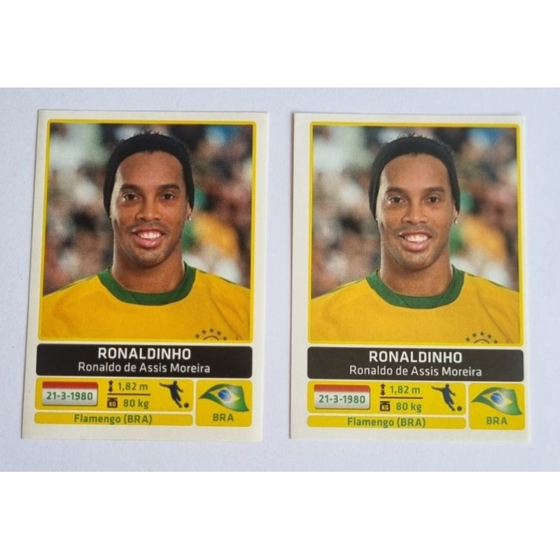 Ronaldinho Gaúcho figurinha da Copa América 2011. Valor Unitário