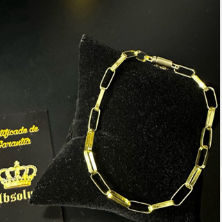 Pulseira Tijolinho 100% Moeda Antiga Identica a Ouro 18k em Oferta na Shopee