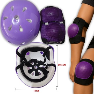 Capacete Infantil Grosso Com Acessórios Para Patins Patinete Skate Bicicleta Promocao Barato em Oferta na Shopee