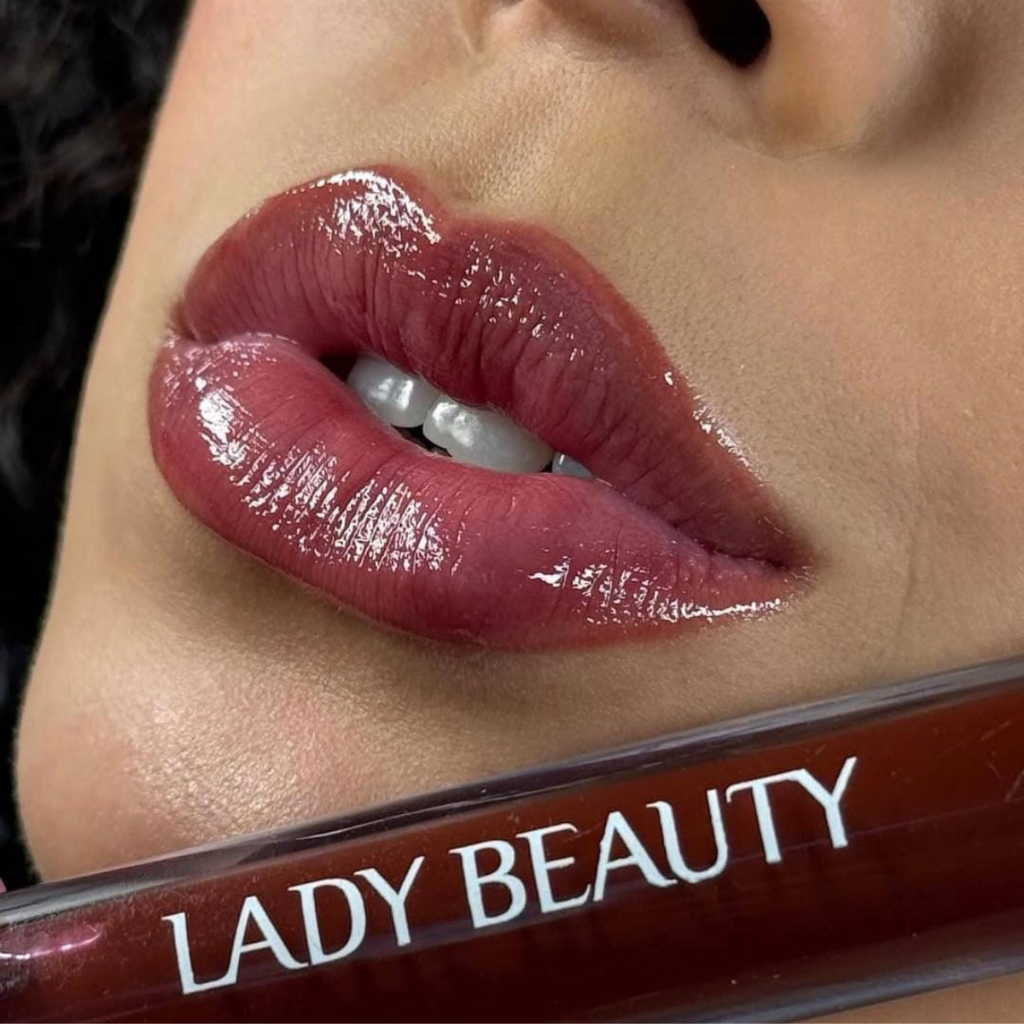 Lip Gloss Volumoso Aumenta Boca Efeito Preenchimento Labial Acido Hialurônico - Lady Beauty