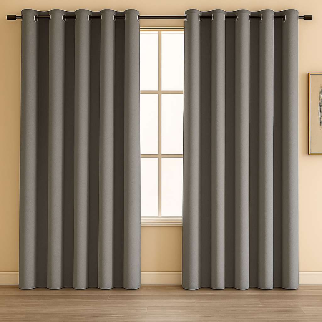 Cortina Para Escritório Sala Quarto Roma Moderna com Ilhós 1,00x1,70 Envio Imediato