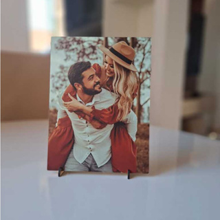 Quadro De Mesa Personalizado Com sua Foto, Logo,Frase em Oferta na Shopee