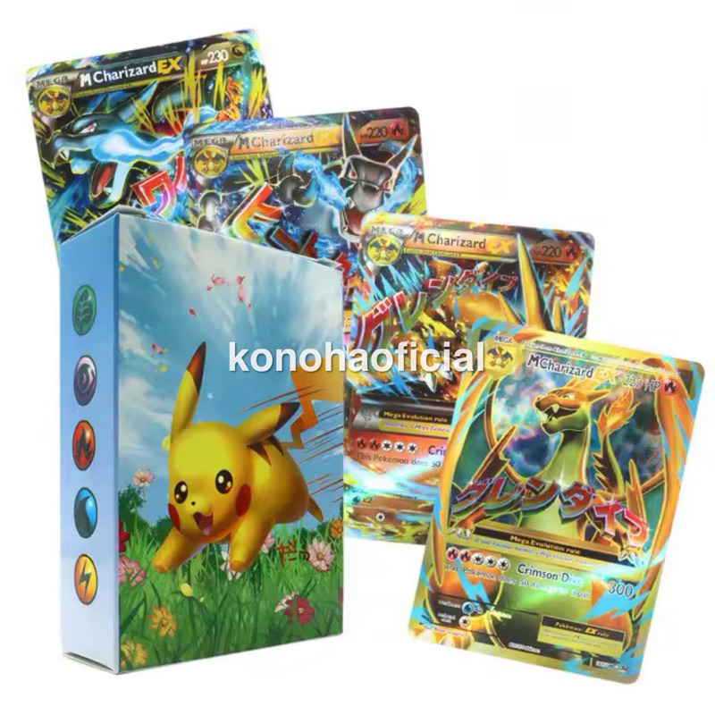 60 Pcs Cartas Pokemon EX Rayquaza Reshiram Lugia Glaceon Genesect Articuno Coleção Jogo Brinquedo Infantil Geek Raro