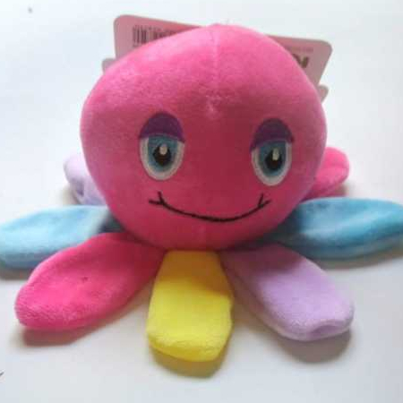 Brinquedo Pet Pelúcia Polvo Rosa para cães