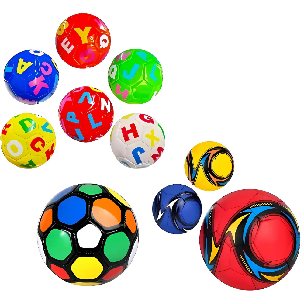 KIT Com 20/30/40 Peças Mini Bola De Futebol  Pequena N°2  INFANTIL  -ENVIADO Cores e modelos  Aleatórias em Oferta na Shopee