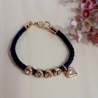 Pulseira com Nome Acessórios Braceletes Bijuterias Moda