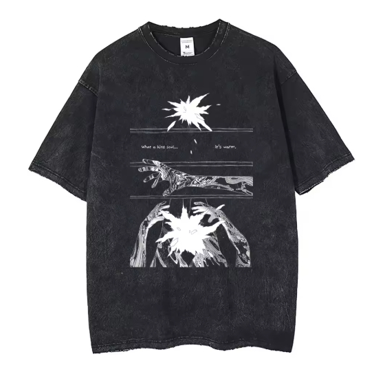 Camiseta Camisa Blusa Algodão Unissex Ropa de verano Hikaru Died em Oferta na Shopee