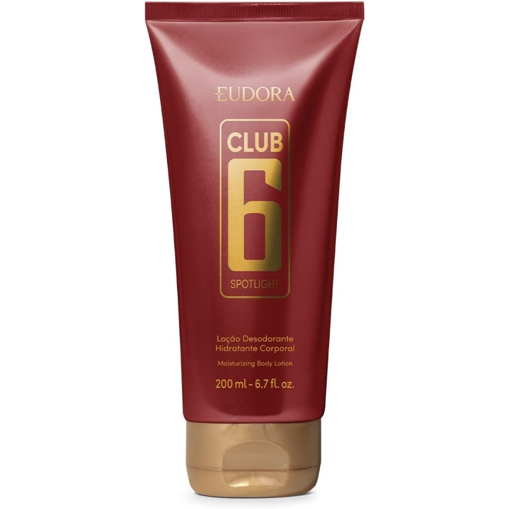 Loção Hidratante Desodorante Corporal Club 6 200 ML produto original