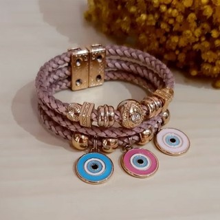 Pulseira Feminina Olho Grego Acessórios Femininos Bijuterias Bracelete