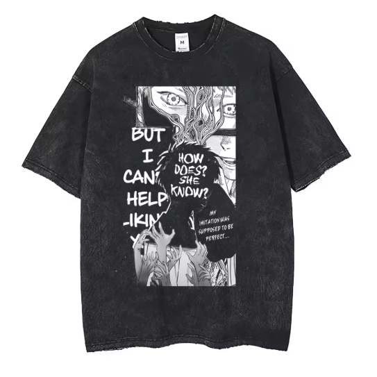 Camiseta Camisa Blusa Algodão Unissex But I Can Help Anime Lançamento Hikaru Died em Oferta na Shopee