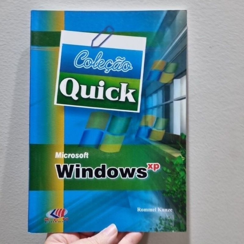 livro de informática Microsoft Windows XP coleção quick