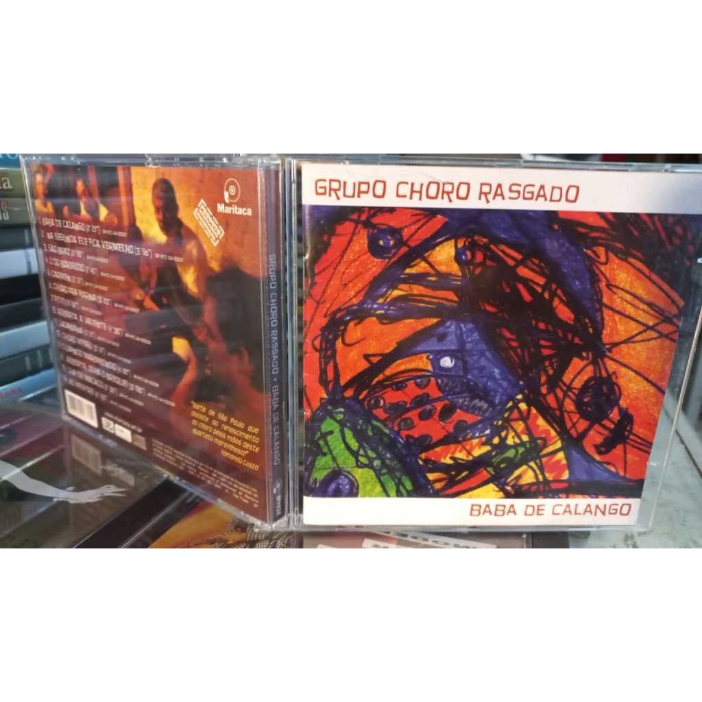 Cd Grupo Choro Rasgado - Baba Calango (2004)( Excelente)  Yamandu costa Roberta valente penezzi string guitar