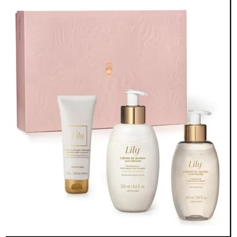 Kit Presente Dia das Mães Lily Cuidados (3 itens)
