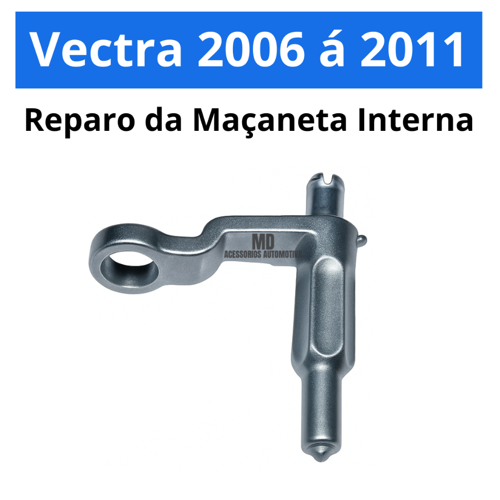 Kit Eixo Reparo Excêntrico Maçaneta Interna Vectra 2006 a 2011 Elite Elegance Porta Diant ou Traseir