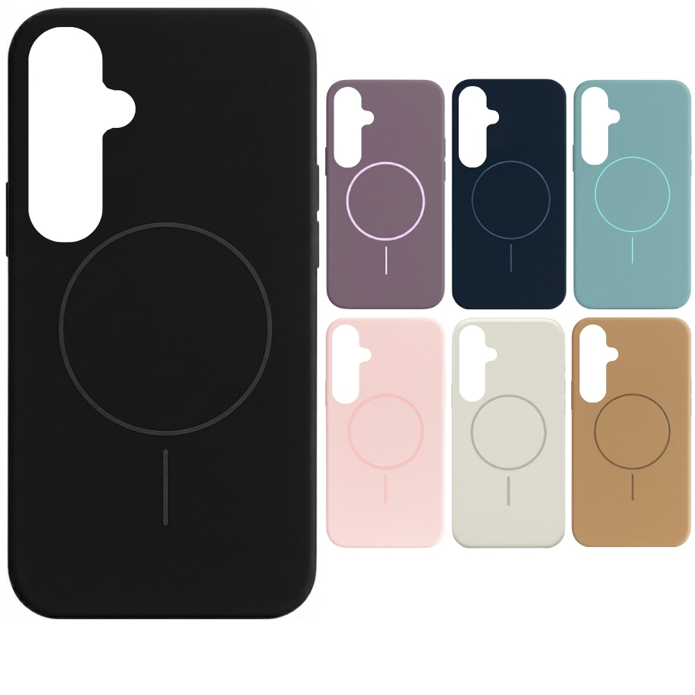 Capinha Com Magsafe Para Samsumg S24 Magnética Carregamento Indução Case Silicone Coloridas MAO-001 em Oferta na Shopee