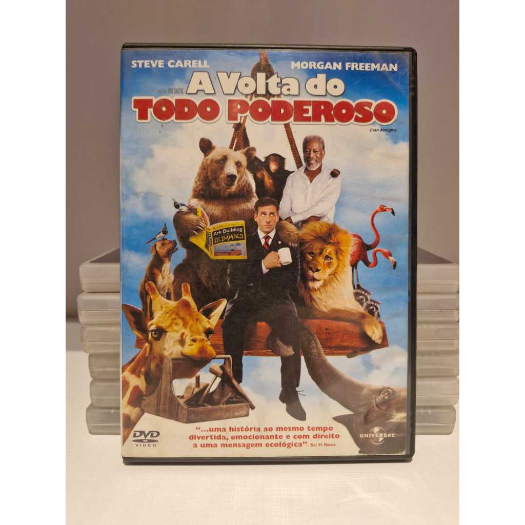 A VOLTA DO TODO PODEROSO - Steve Carell Morgan Freeman - DVD - Original