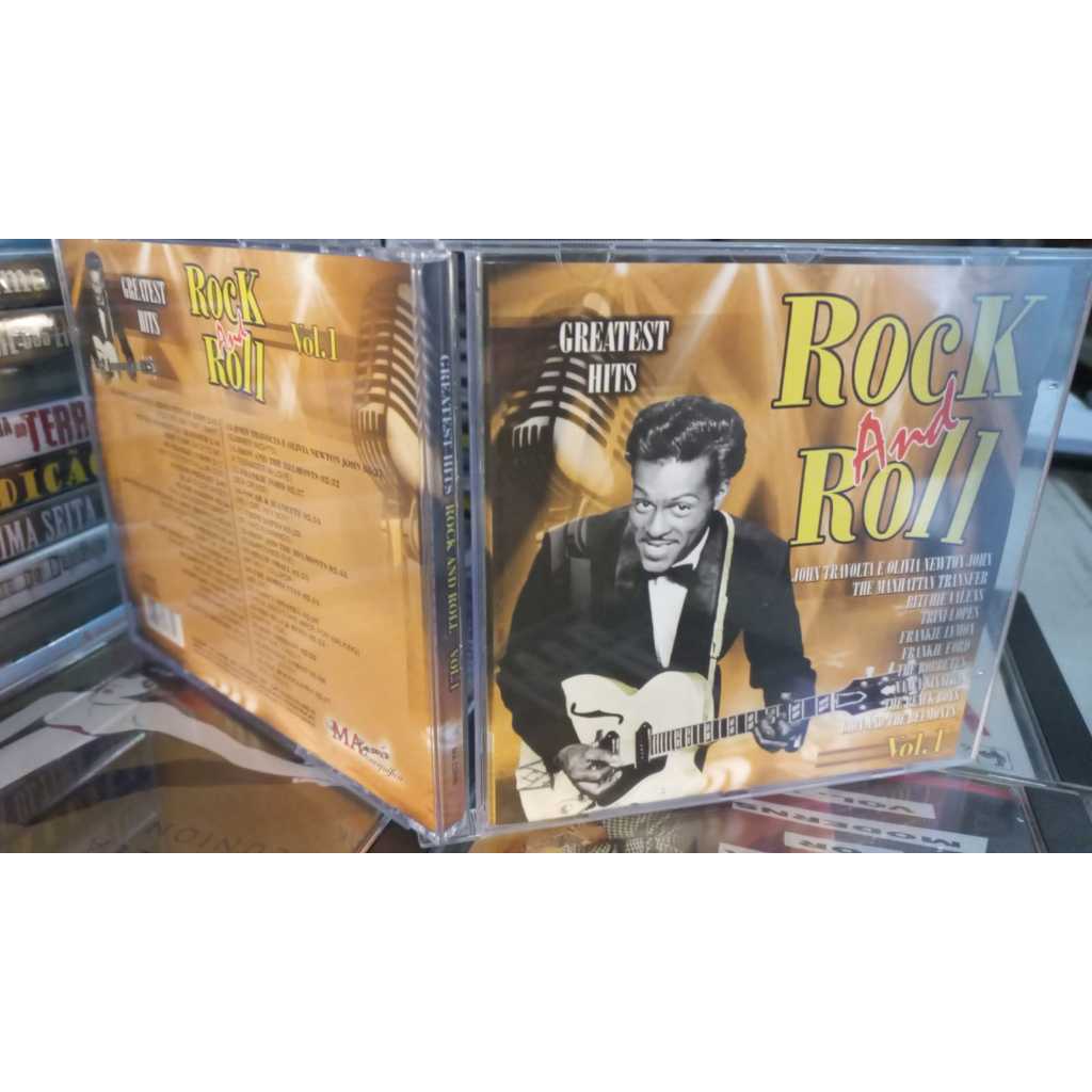 cd Greatest hits rock and roll vol 1-NOVO- Titchie frankie ford John Travolta Olivia Newton John The manhataan belmonts