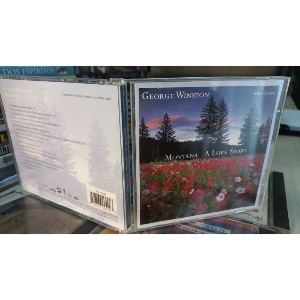 Cd George Winston - Montana - A Love Story Sony BMG- Mark Ishan frank zappa alby post sam cooke rentaro takij