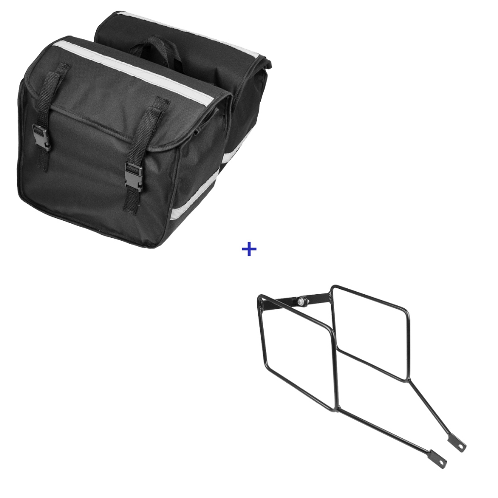 kit de suporte Bandit  e alforge  nalion capacidade 26 litros