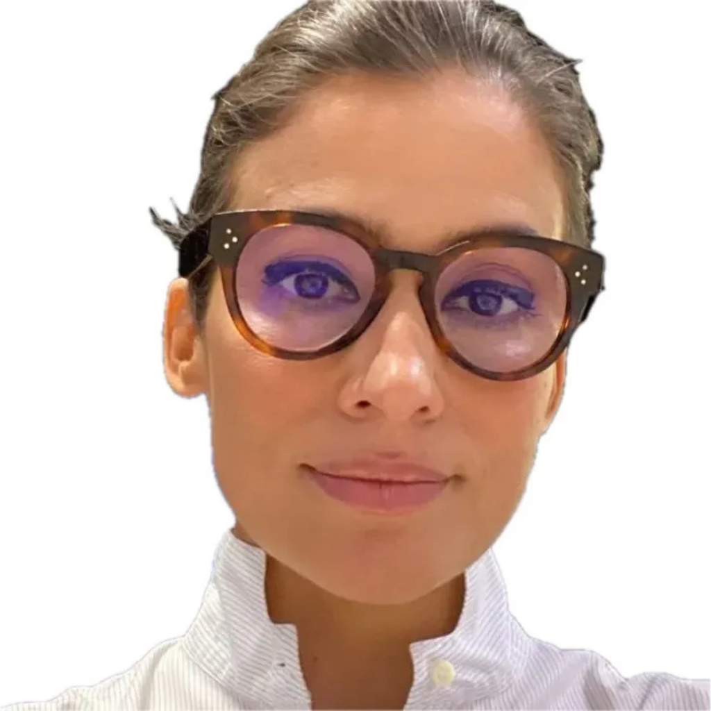 Armação Oculos Grau Femino Atual Estilo Renata Vasconcelos com Estojo