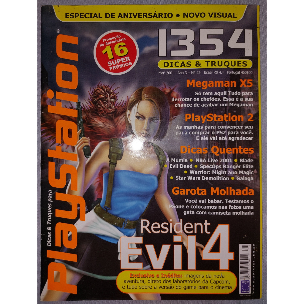 Revista Dicas & Truques para PlayStation – Edição 25 | Março/2001 | Editora Europa