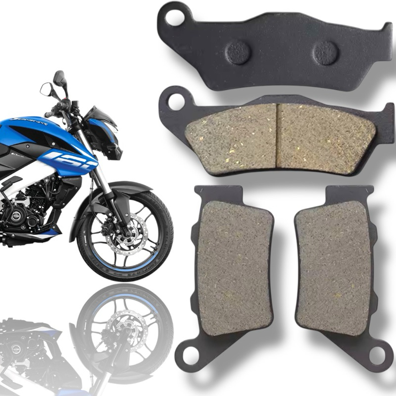 Pastilhas Freio Dianteiro + Traseiro Bajaj Ns160 Dominar 160