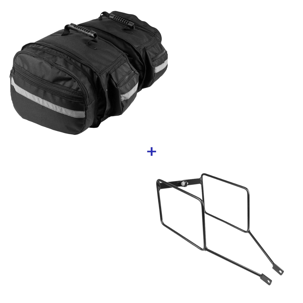kit da Bandit alforge e suporte capacidade 40 litros
