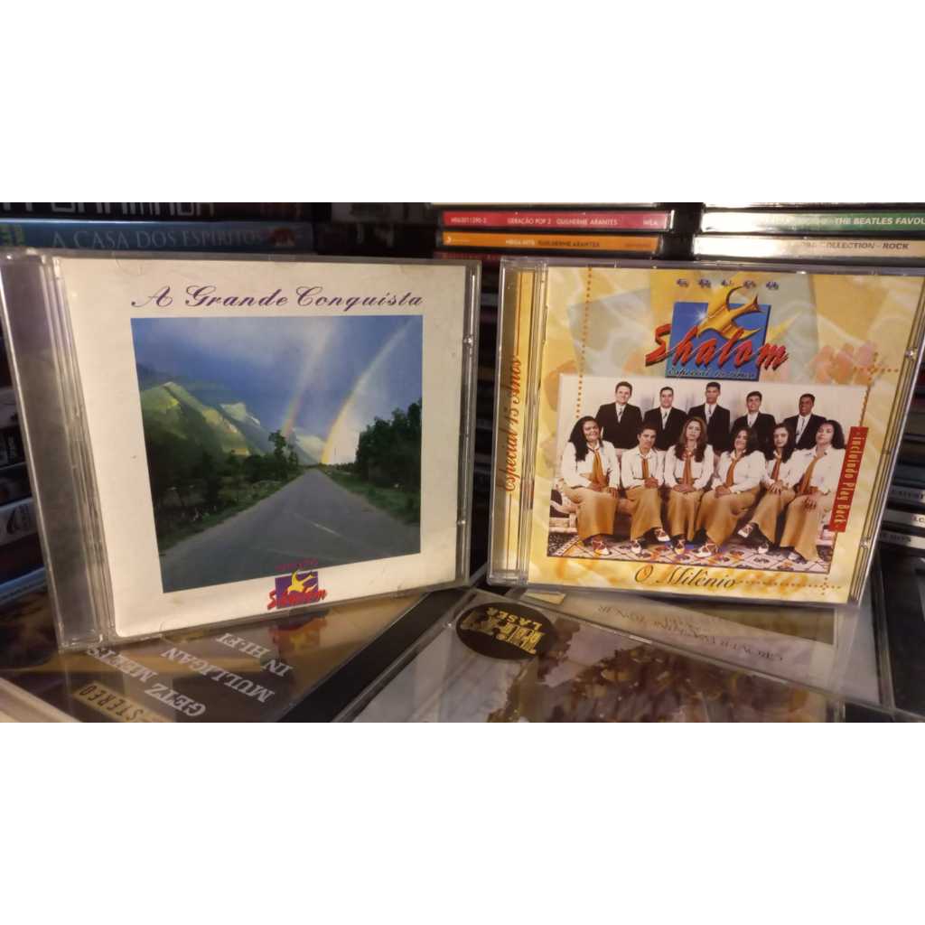 Cd Grupo Shalom A Grande Conquista anjo do egito o milenio especial 15 anos Gospel Evangélico Louvor adoração -EXCELENTE