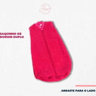 Saco de Dormir Bebe DUPLO Super Quente Menina Menino Fleece por Fora em Oferta na Shopee
