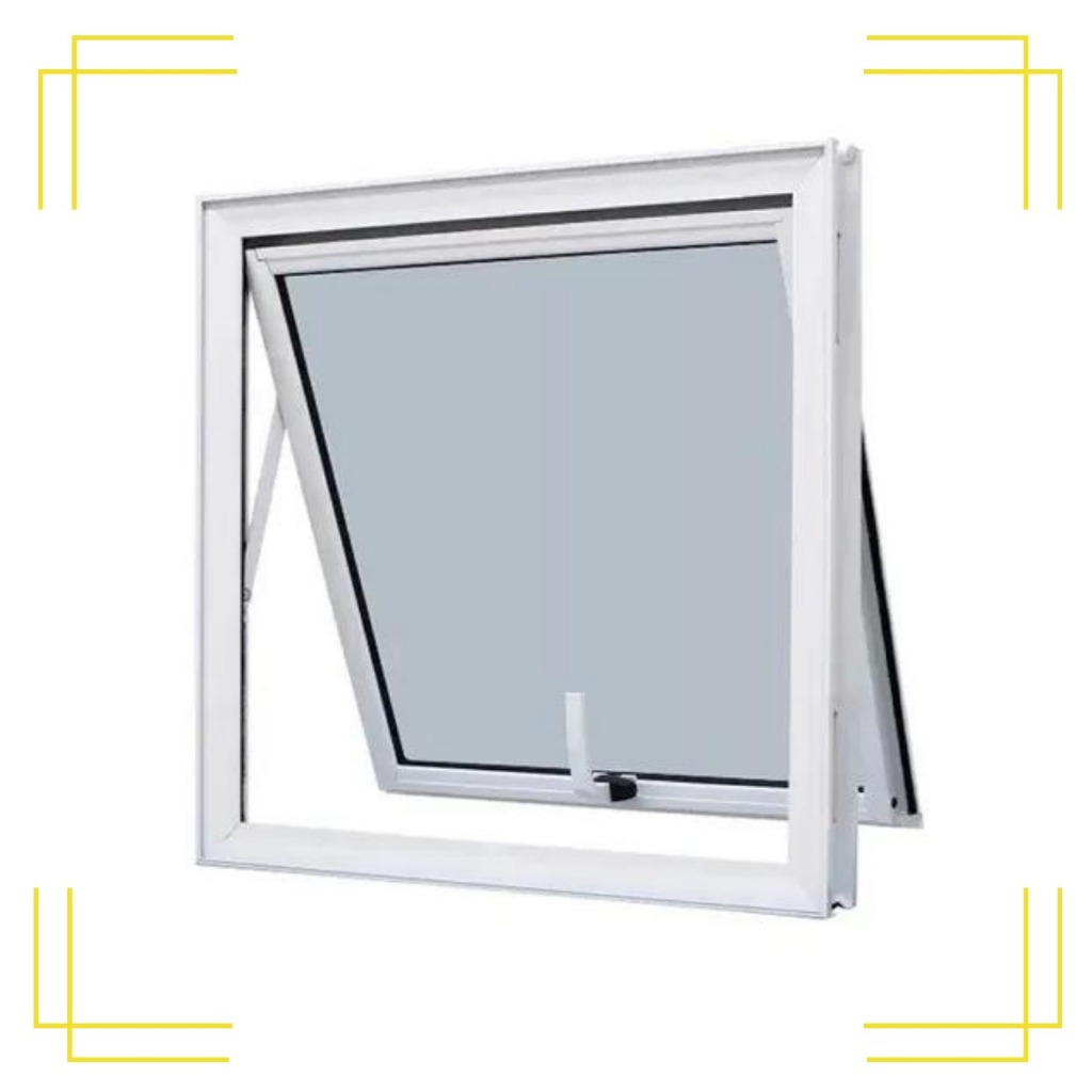 Inove Janela Vitro Max Ar Aluminio Branco Linha 25mm Premium 60x60