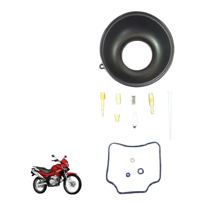Kit Reparo Carburador Falcon 400 E Diafragma Do Pistonete