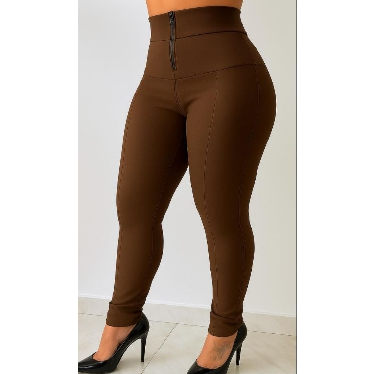 Legging Lipo Suplex Power marrom | SUPER | CONFORTO