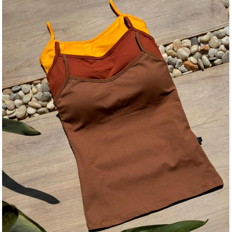 Promoção Regata Alcinha Bojo Lisa Feminina Suplex Básica Regatinha em Oferta na Shopee