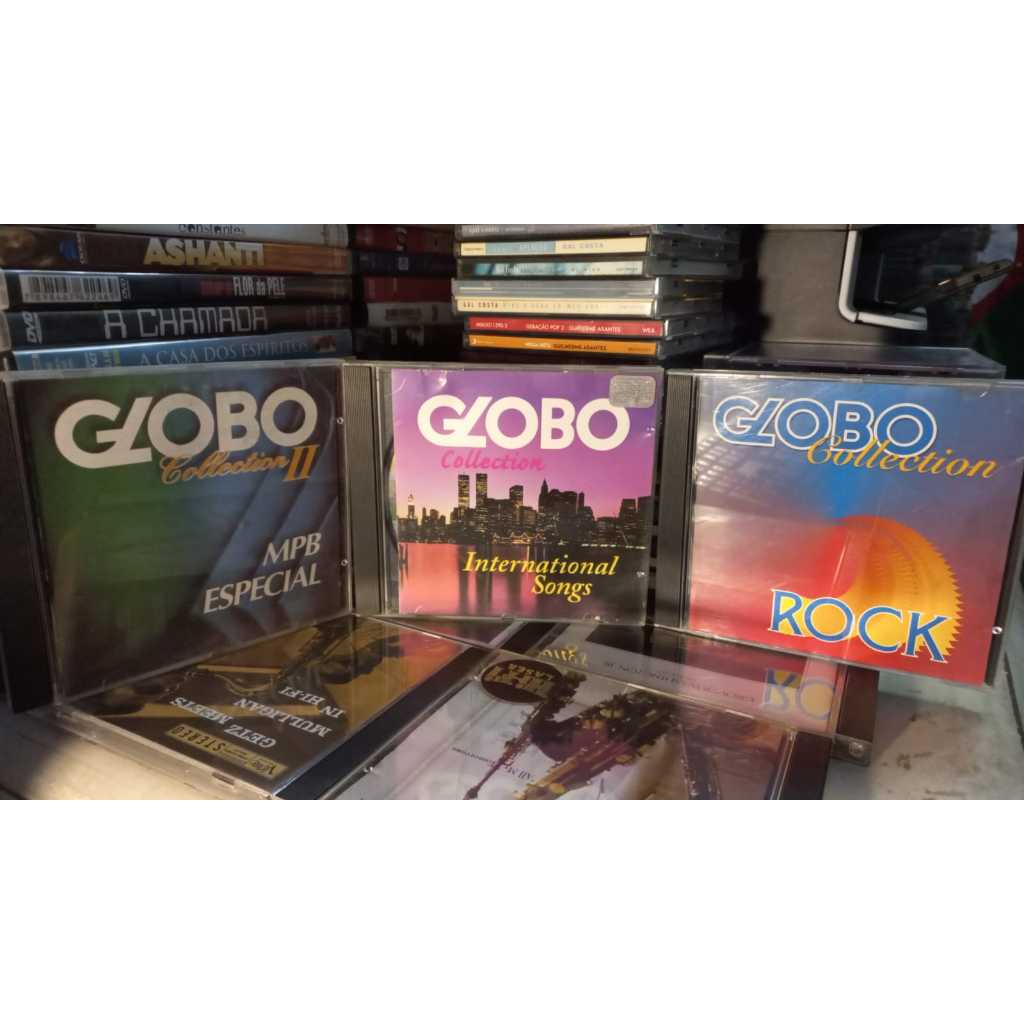 3 Cds Globo Collection -internacional songs  MPB Especial Rock-  Bob Marley Yes Lee Hokker Saxon Elo Tina Turner cocaine