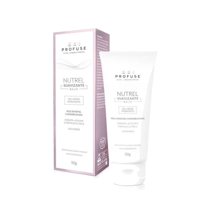 Nutrel Suavizante Balm Profuse – Gel Creme Hidratante Gel de Limpeza Facial Nutrel Sensitive Nutrel - Água Micelar