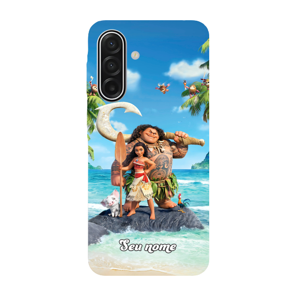 Capinha para Samsung A17 Anti Impacto Personalizada - Moana com nome