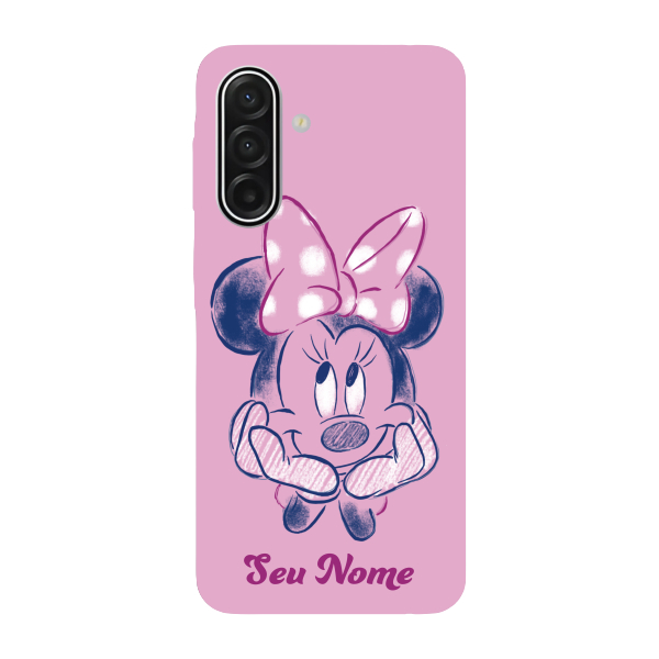 Capinha para Samsung A17 Anti Impacto Personalizada - Minnie com nome