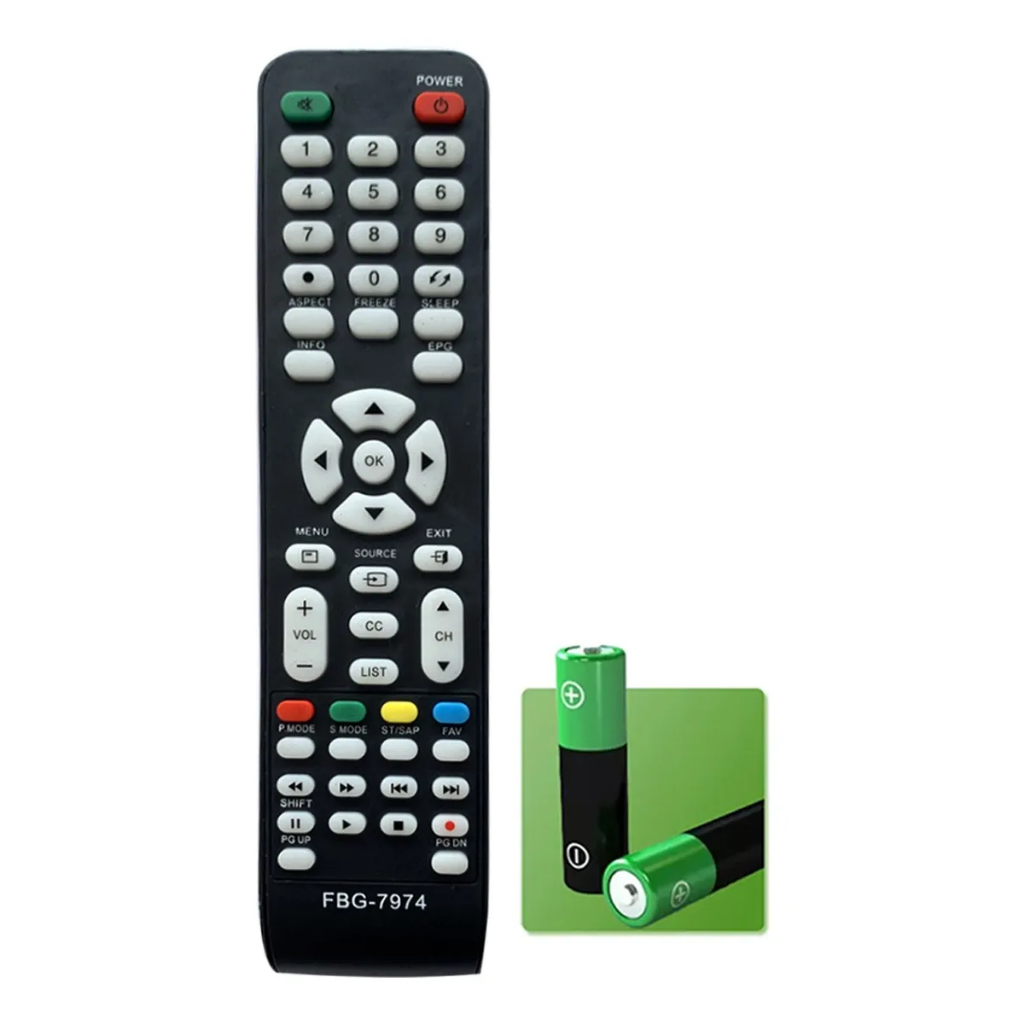 Controle Remoto Compatível Com Tv LCD/LED CCE + Pilhas De Brinde