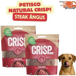 PETISCO NATURAL CRISP STEAK ÂNGUS 100GR SABOR CARNE PARA CÃES CACHORRO PROMOÇÃO em Oferta na Shopee