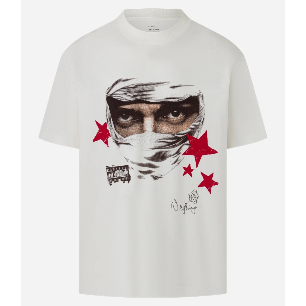 Camiseta Streetwear Coleção Veigh Frase Estampada Graphic Tees Branca