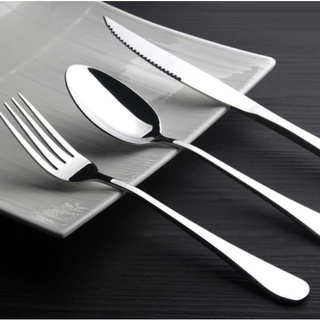 Kit 36 Talheres Aço Inox Stainless Steel Mesa Posta Garfo Faca Colher Dourado Linha Luxo