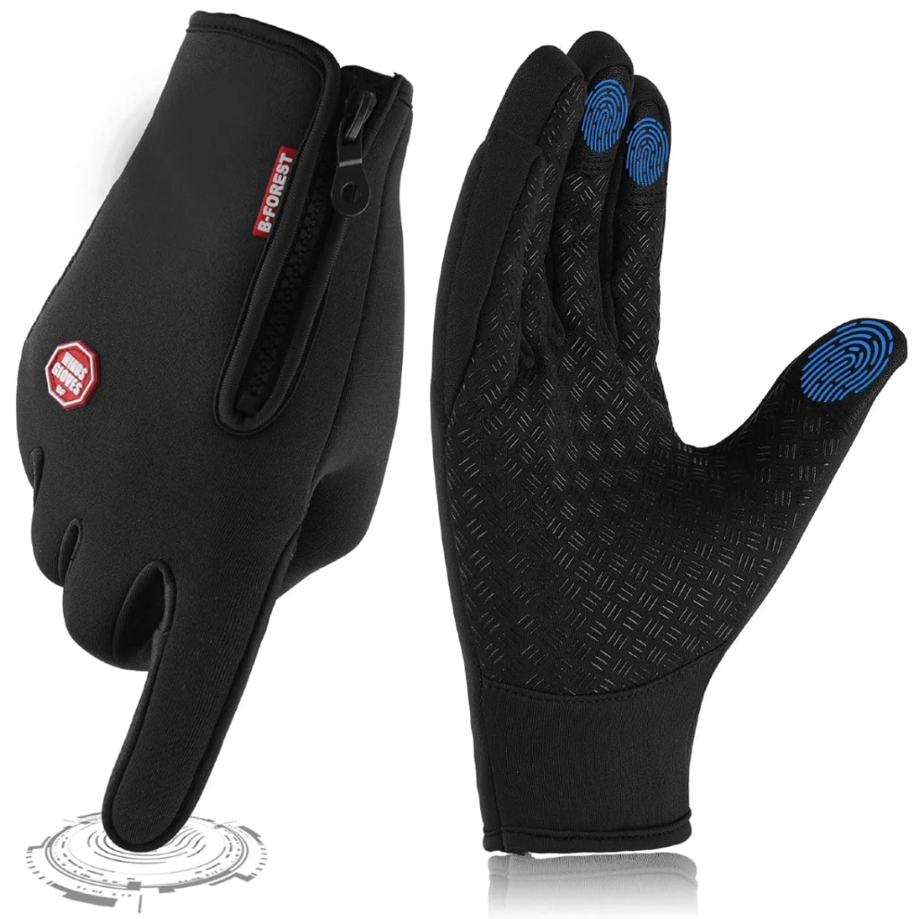 Luva Moto Térmica Touch-screen Resistente A Chuva E Frio Tamanho L em Oferta na Shopee