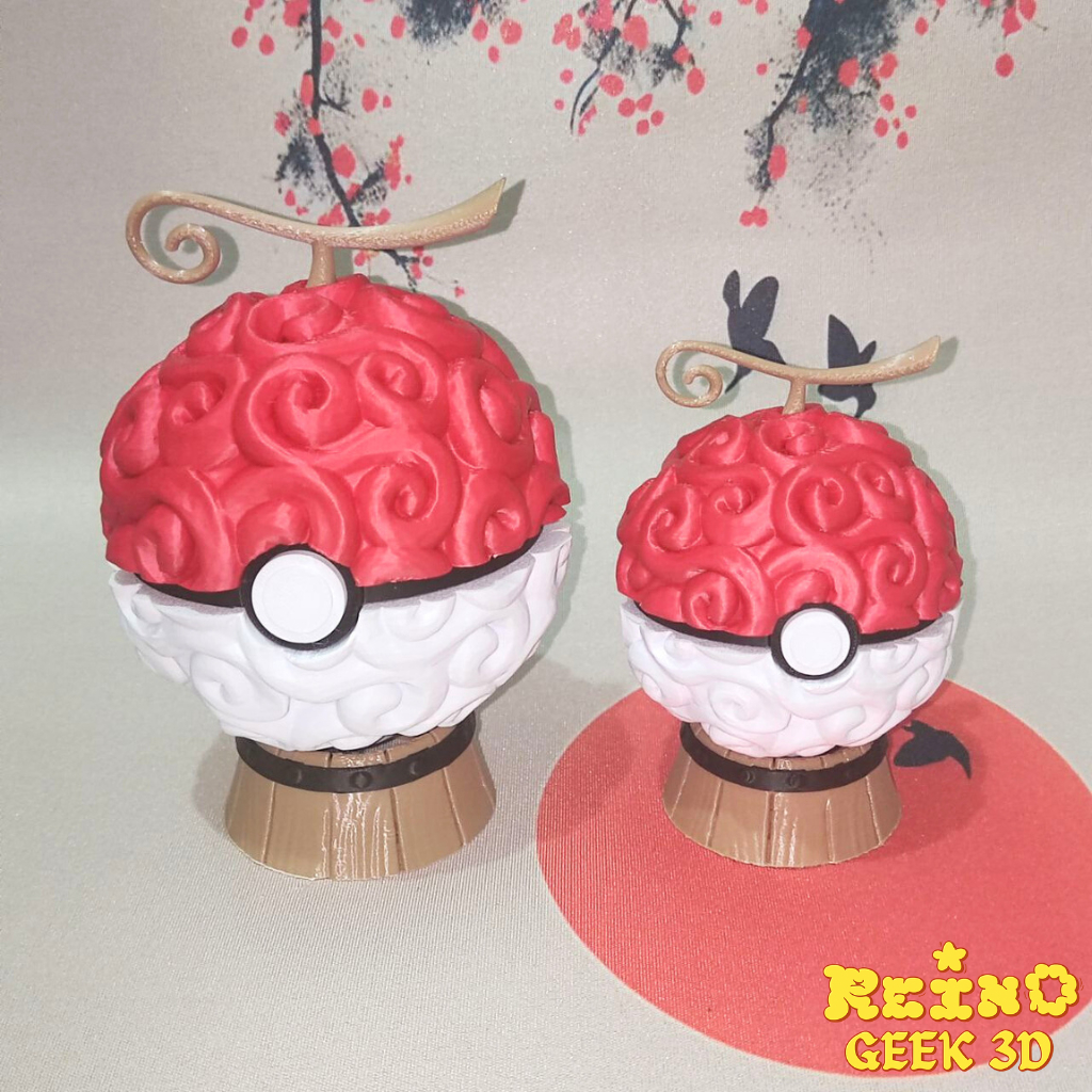 Poke Poke no Mi – Action Figura Geek Inspirada em One Piece e Pokémon Exclusiva| Versões 8cm ou 12cm