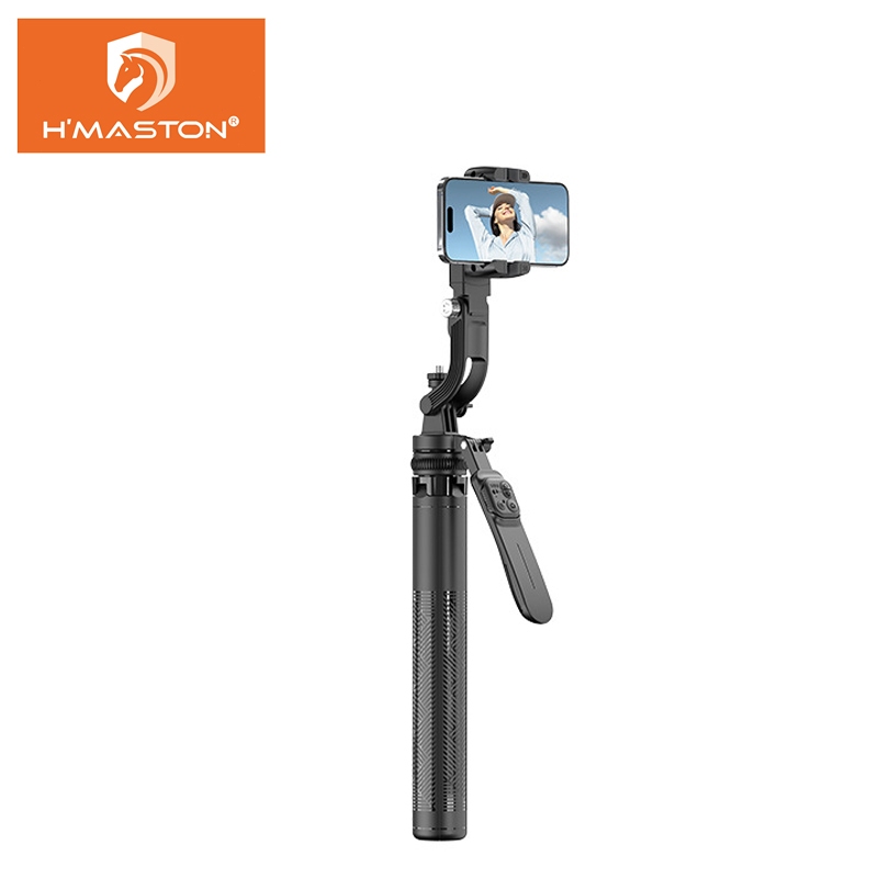 Electro Nest Bastão Pau de Selfie Retrátil Controle Bluetooth Celular Portátil Estabilizador Bastão Pau de Selfie ZP-17