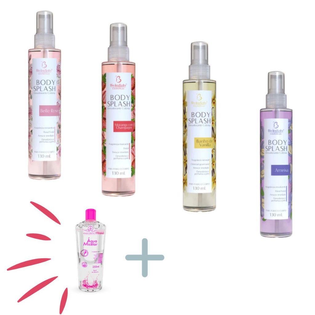 Desosodorante Colônia Body Splash 130ML Perfume Feminino Bio Instinto