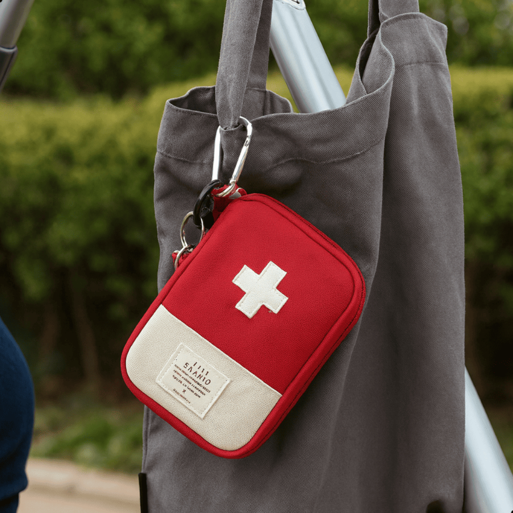 Bolsa Nécessaire Portátil Organizador Remédio Médica Primeiro Socorros E Saco de Viagem 2 Tamanhos