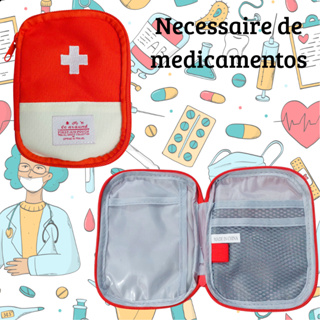 Bolsa Necessaire Kit Primeiros Socorros Portátil Acessórios  Médicos em Oferta na Shopee