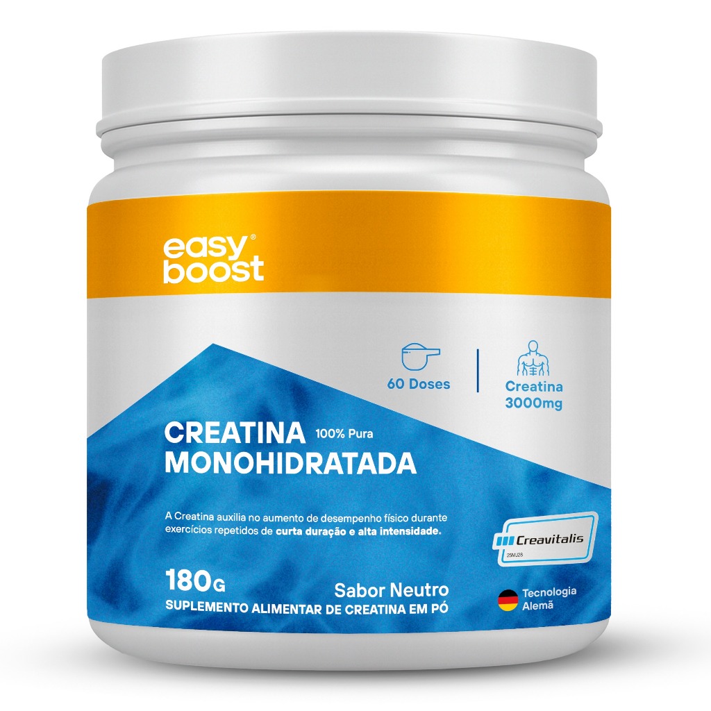 Creatina Creavitalis Easy Boost 100% Pura Monohidratada 180g